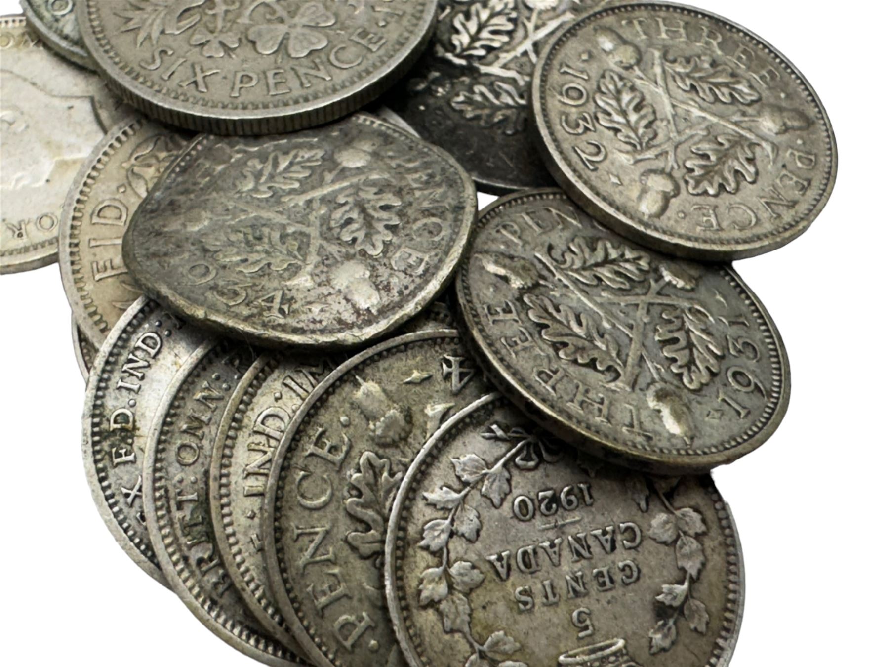 Coins including Elizabeth I 1573 sixpence and other hammered silver coins - Image 4 of 11