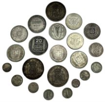 World silver coins