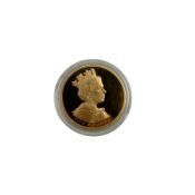 Queen Elizabeth II 2002 gold five pound coin