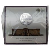 The Royal Mint United Kingdom 2015 'Buckingham Palace' one hundred pounds fine silver coin