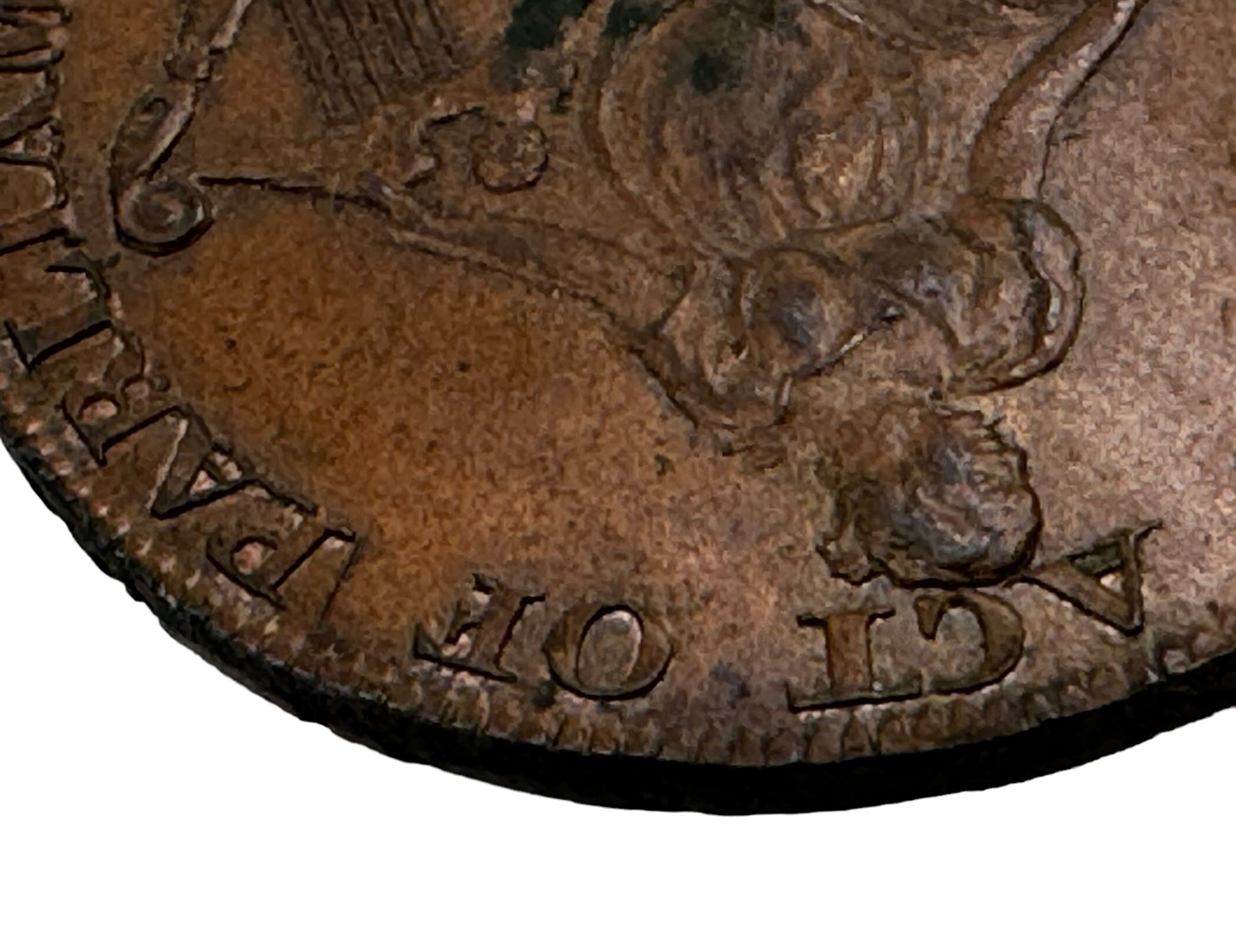Camac Kyan and Camac Irish 1792 halfpenny token - Image 5 of 7