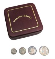 Queen Victoria 1896 Maundy coin set