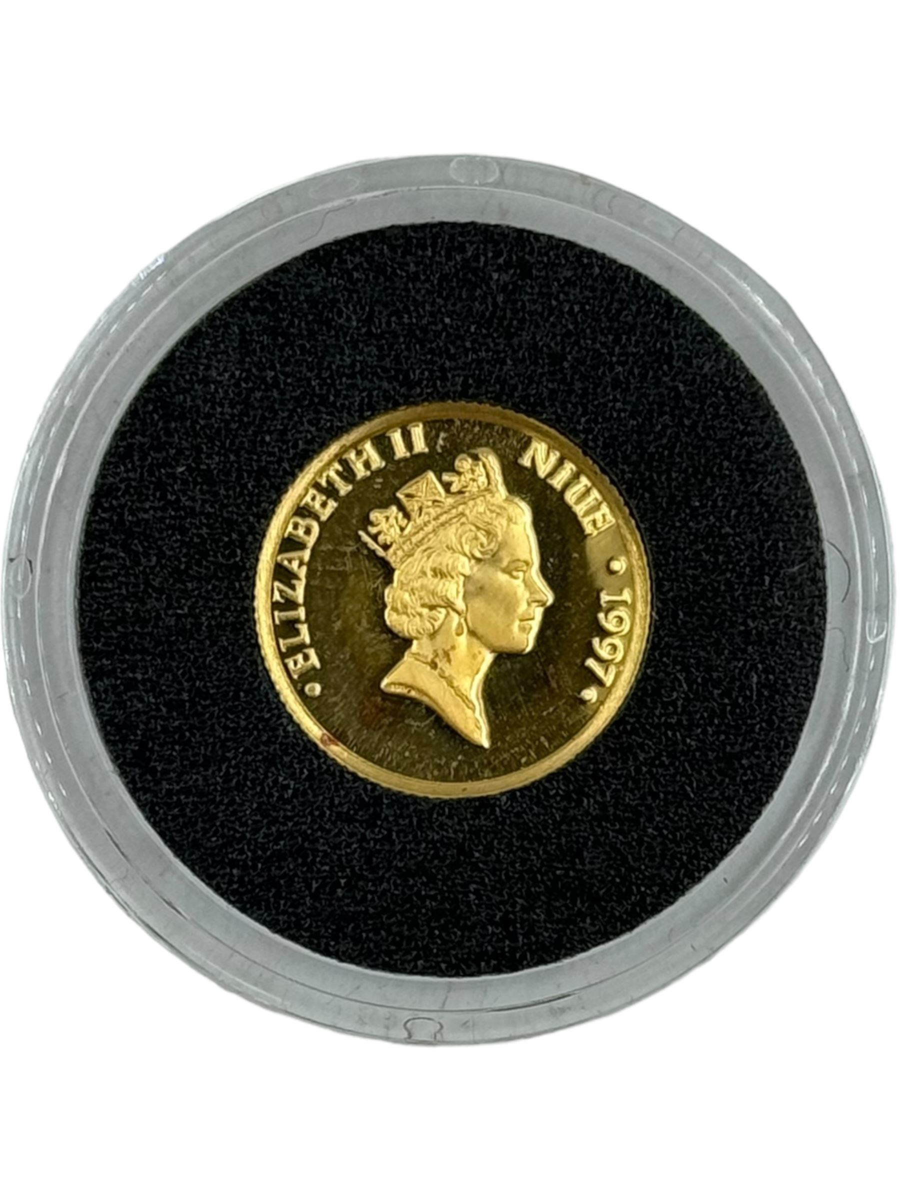 Four one twenty-fifth of an ounce 24 carat gold coins - Image 9 of 9