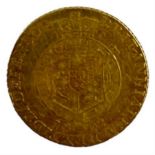 George III 1802 gold half Guinea coin