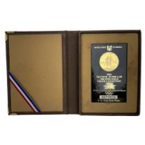 United States of America 1984 'Olympic' gold proof ten dollars coin