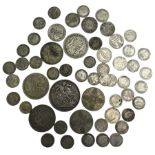 Approximately 60 grams of Great British pre 1920 silver coins including threepences