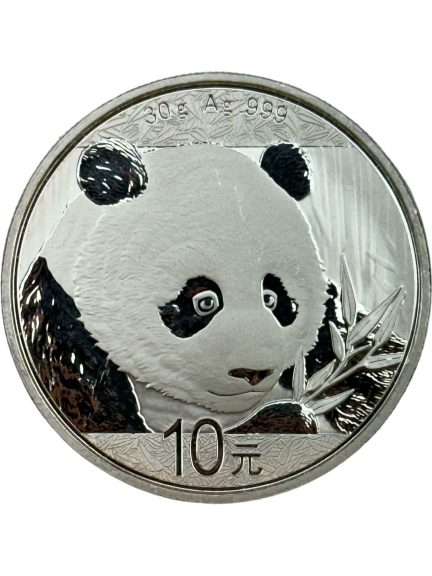 Five China 30g fine silver Panda coins - Image 2 of 7