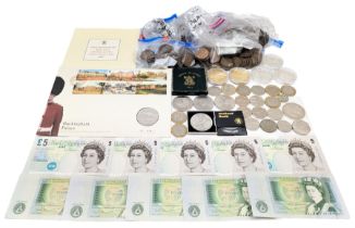 Coins and banknotes