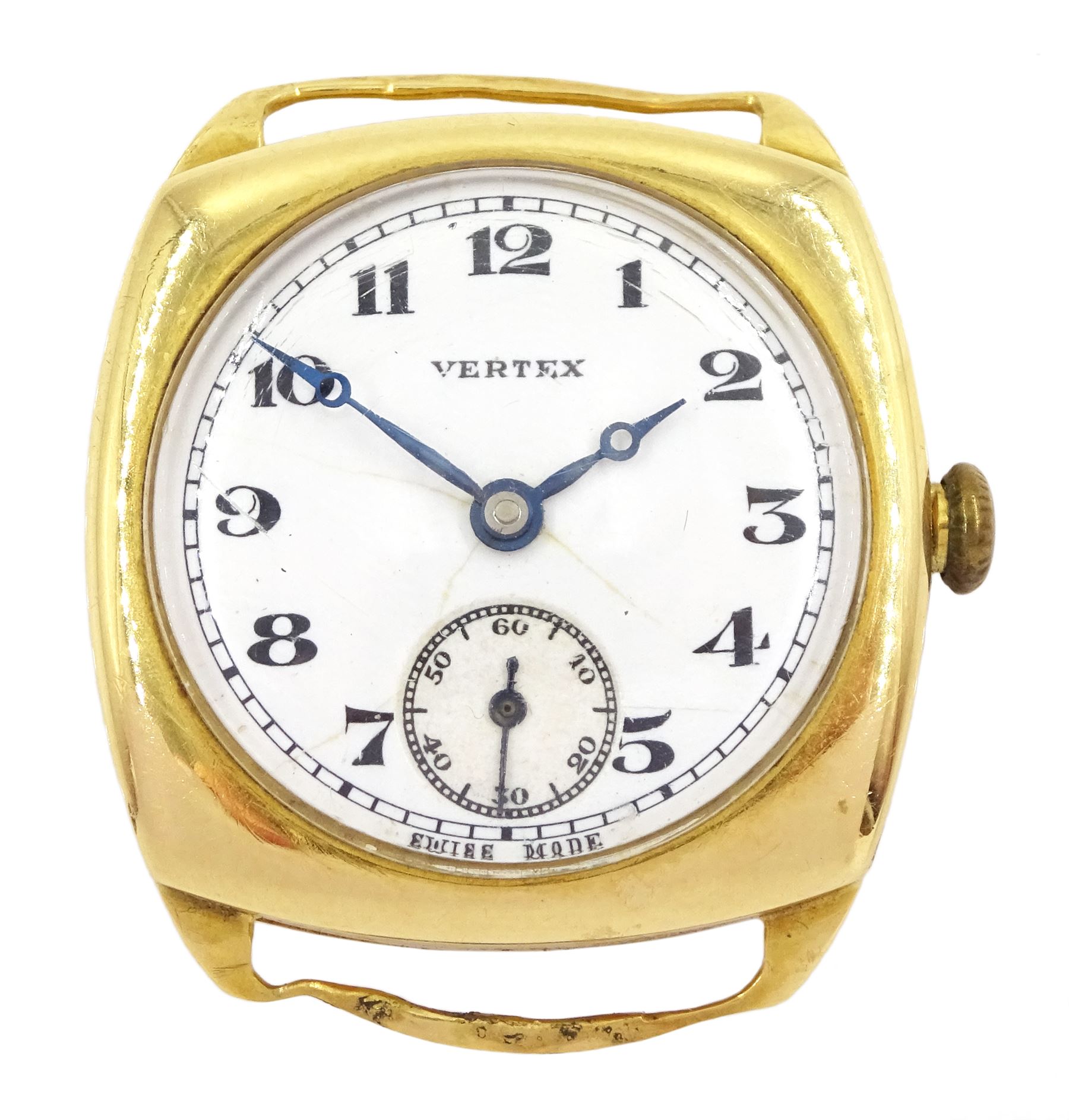 Vertex Supreme gentleman's 18ct gold manual wind presentation wristwatch