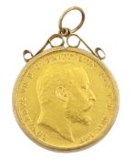 King Edward VII 1910 gold full sovereign coin