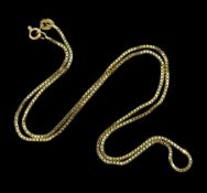 14ct gold box link chain necklace