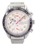 Omega Speedmaster gentleman's stainless steel automatic wristwatch