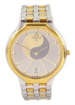 Omega De Ville gold and stainless steel quartz wristwatch