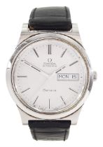 Omega Geneve gentleman's stainless steel automatic wristwatch