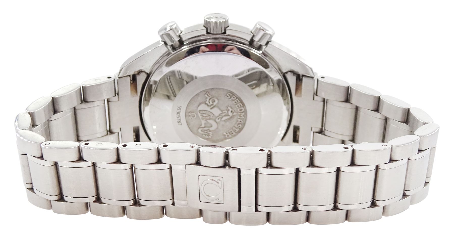 Omega Speedmaster gentleman's stainless steel automatic wristwatch - Bild 4 aus 6