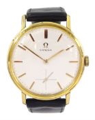 Omega gentleman's gold-plated and stainless steel manual wind wristwatch