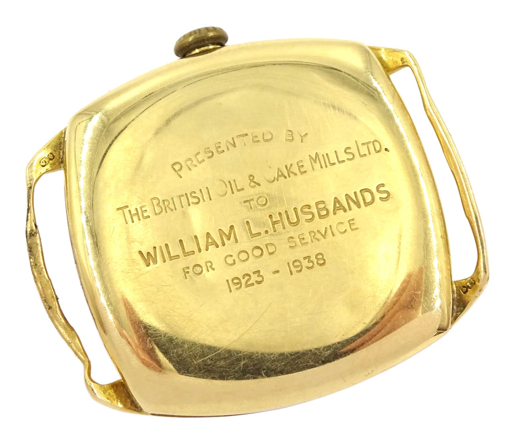 Vertex Supreme gentleman's 18ct gold manual wind presentation wristwatch - Image 2 of 2