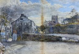 Samuel John 'Lamorna' Birch (British 1869-1955): St Wilfrid's Church - Halton-on-Lune