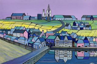 Tom Rayner (Scarborough 1948-2023): Whitby East Cliff