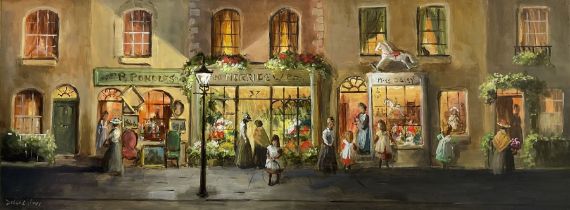 Deborah Jones (British 1921-2012): The Flower Shop