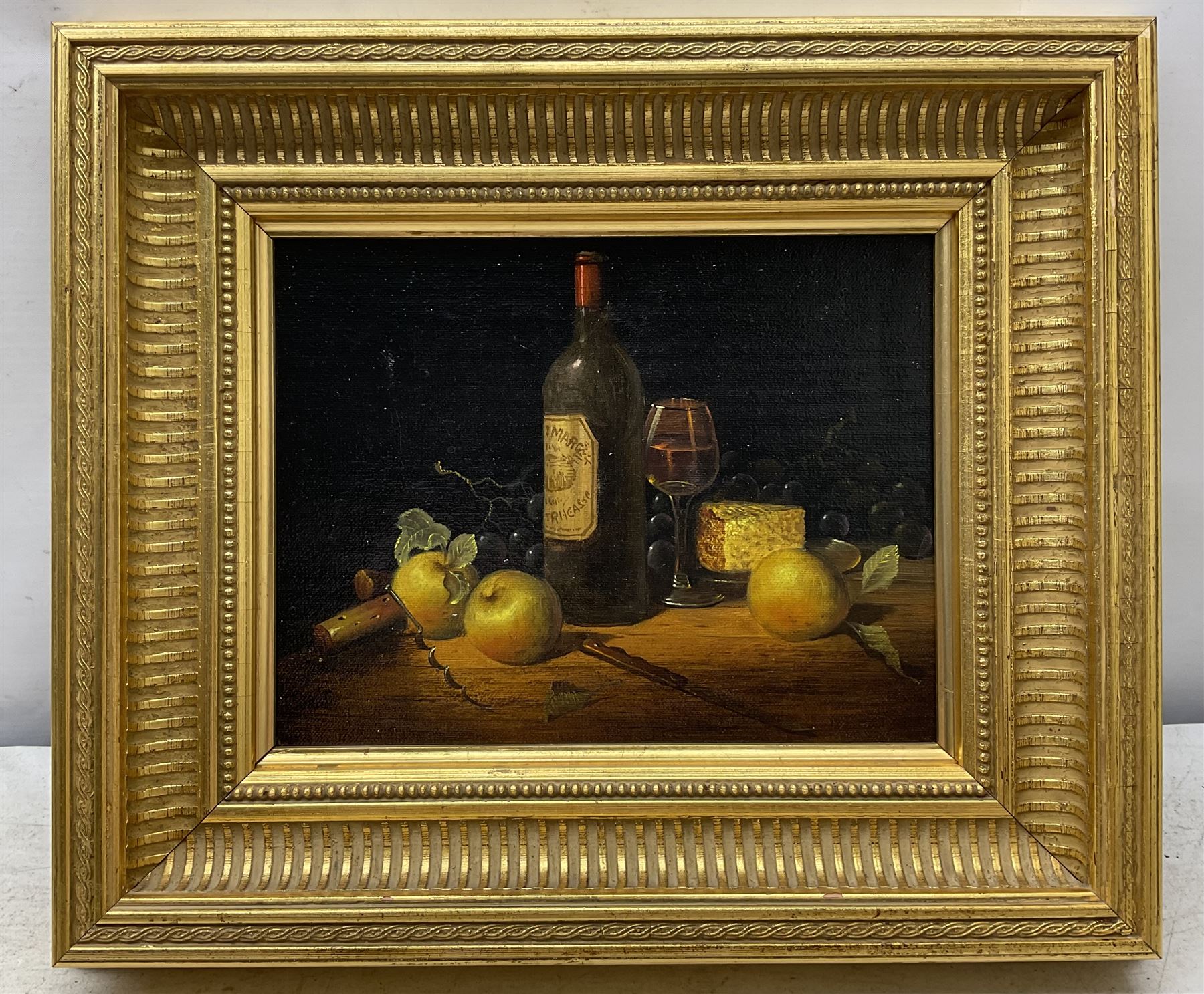 Continental School (20th century): Still Life with Wine - Image 2 of 3