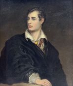 English School (19th century): Portrait of Lord Byron