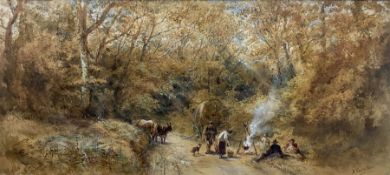 Henry Earp Snr. (British 1831-1914): A Wayside Camp
