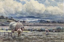 Reginald Aspinwall (British 1858-1921): Harvesting