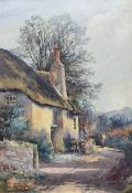 Tom Clough (British 1867-1943): 'Cottage at Coffinsweel near Newton'
