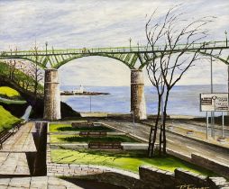 Tom Rayner (Scarborough 1948-2023): 'Spa Bridge - Scarborough'