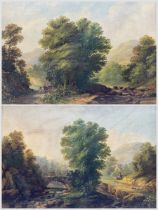 English School (19th century): Pastoral Landscapes
