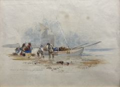 Thomas Miles Richardson Jnr. (British 1813-1890): 'Sketch on Musselburgh Sands' Edinburgh