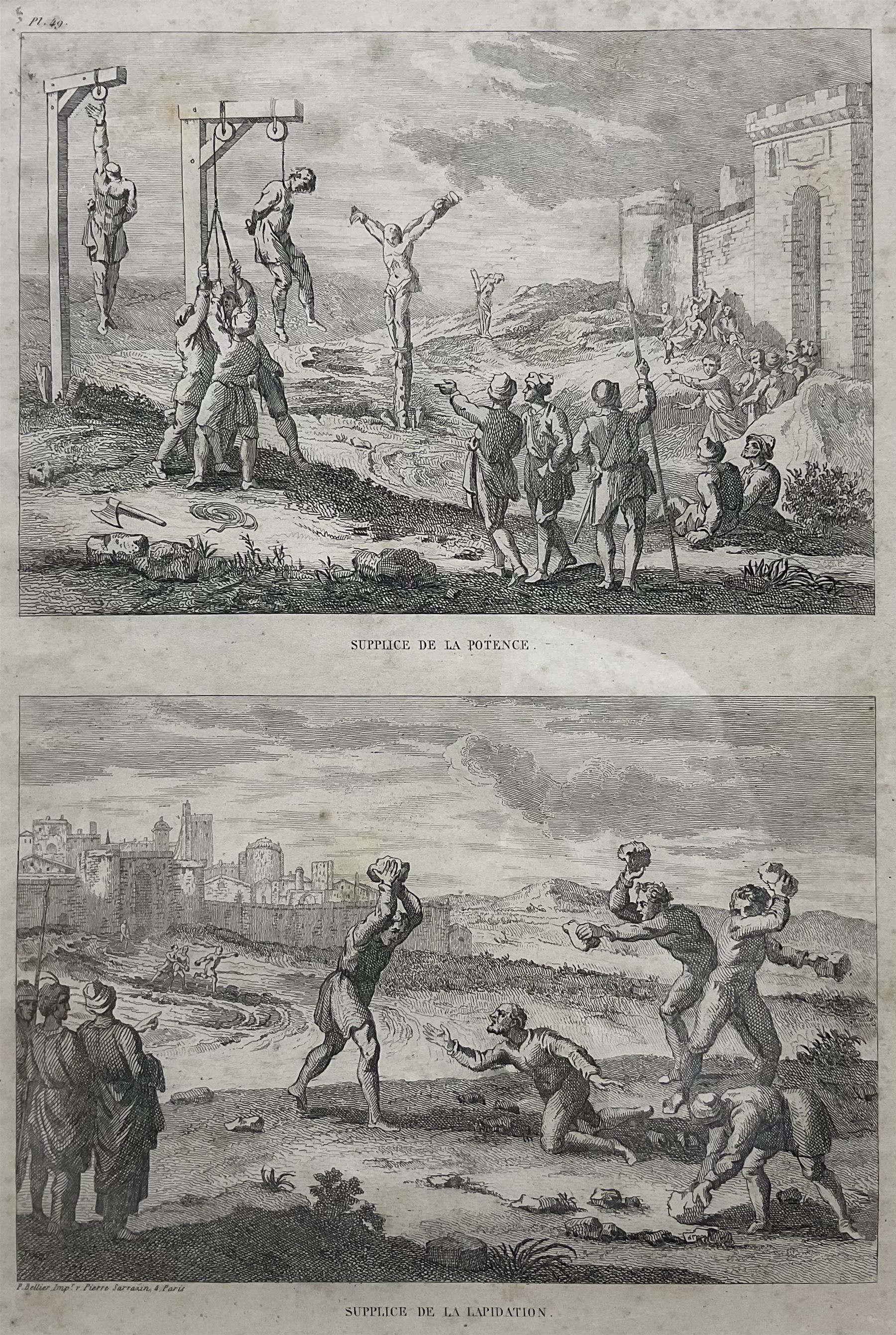 French School (19th century): Torture Scenes - Image 5 of 11