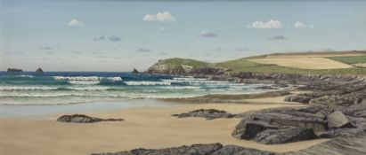 GA Garceau (Cornish 20th century): 'Booby's Bay - Trevose Head Cornwall'