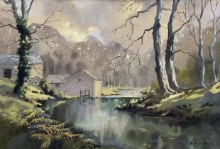 Ebenezer John Woods (Jack) Prior (British 1914-1988): 'Old Water Mill - Beetham'