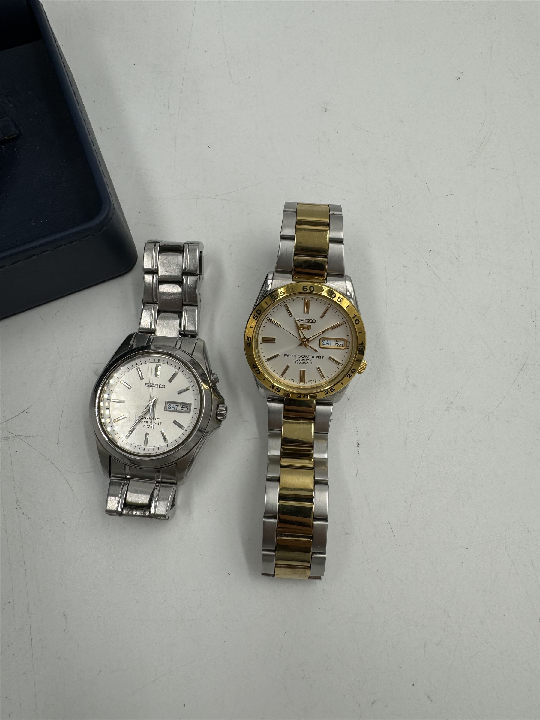 Two gentlemans automatic Seiko wristwatches - Image 4 of 4