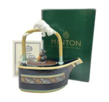 Minton Archive collection Cat & Mouse teapot