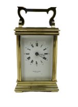 English - late 20th century 8-day carriage clock by Taylor & Bligh