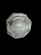 Rosenthal for Versace octagonal glass ashtray