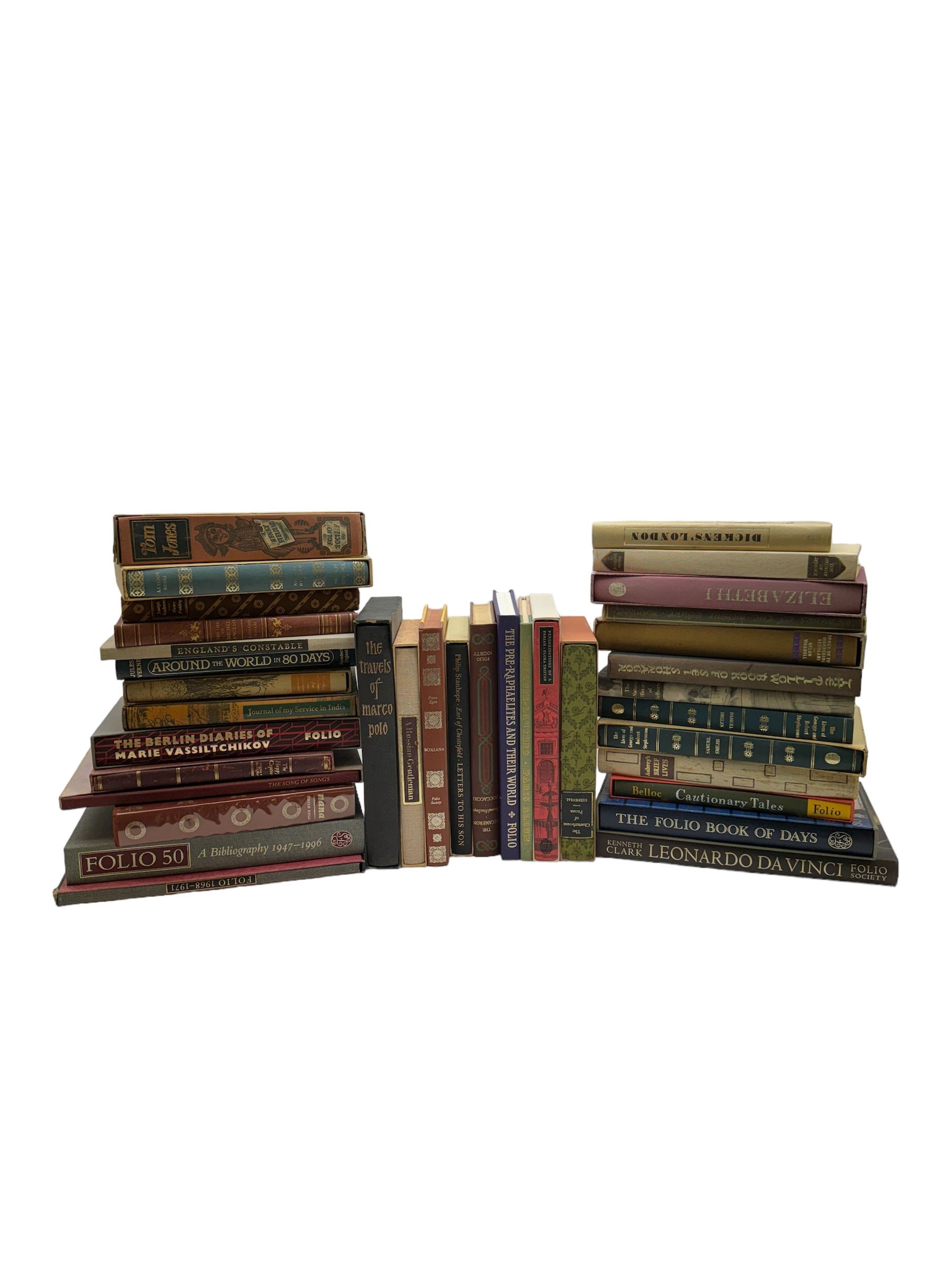 Folio Society; thirty-six volumes