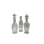 Orrefors glass decanter