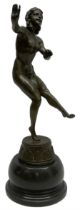 After Claire Jian Robertine Colinet (1880-1950); Art Deco style bronze