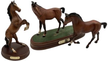 Two Royal Doulton horse figures