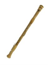 Wooden bass recorder