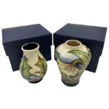 Two small Moorcroft vases