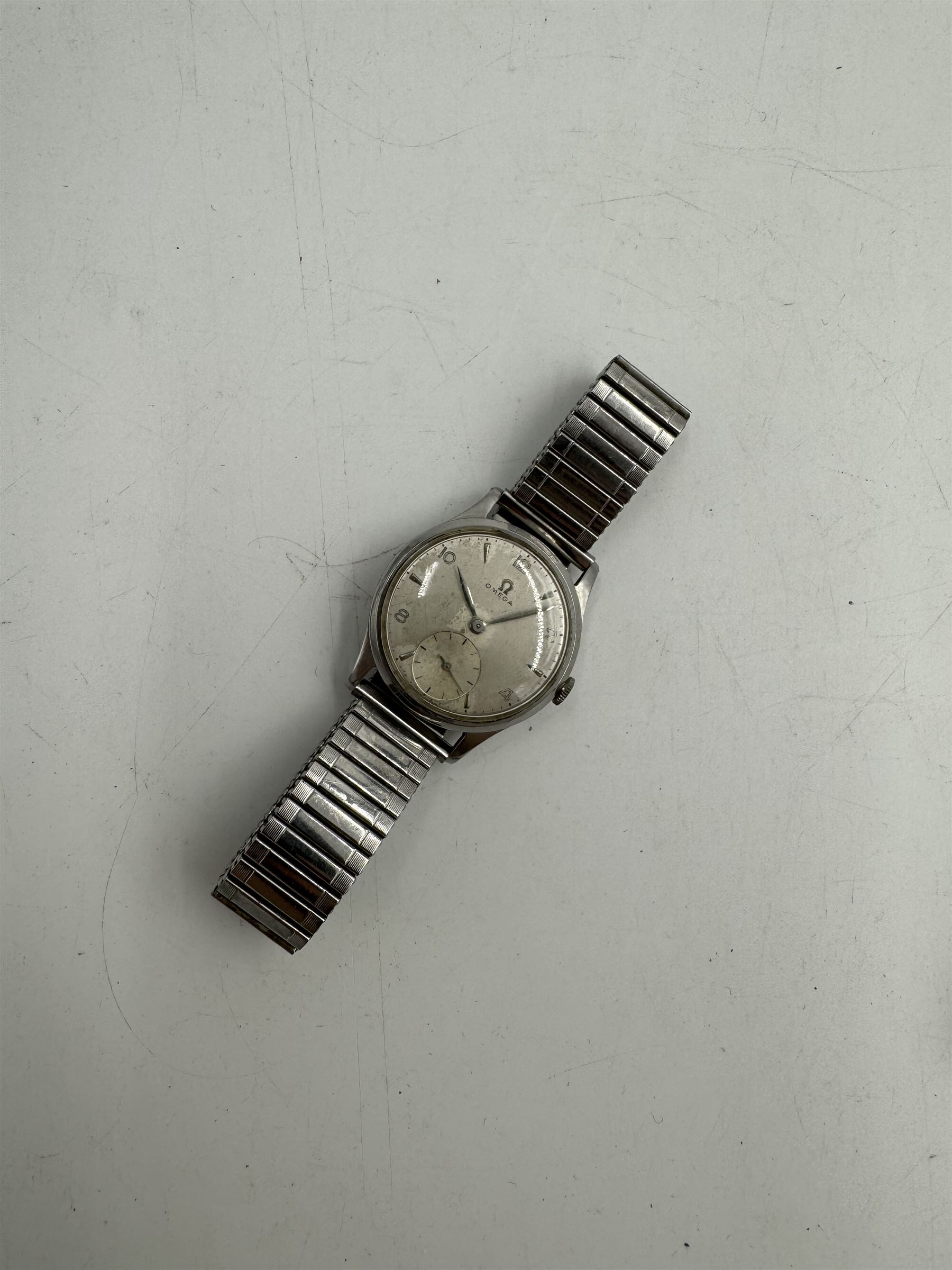 Omega gentleman's stainless steel manual wind wristwatch - Image 3 of 3