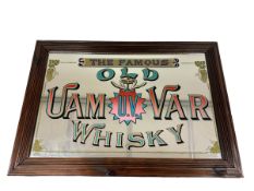 The Famous Old Uam Var Whisky advertising mirror