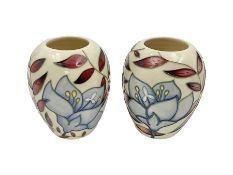 Pair of Moorcroft vases