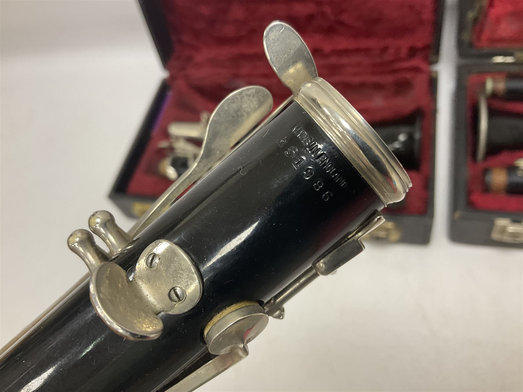 Boosey & Hawkes Regent B flat ebonite clarinet - Image 5 of 12