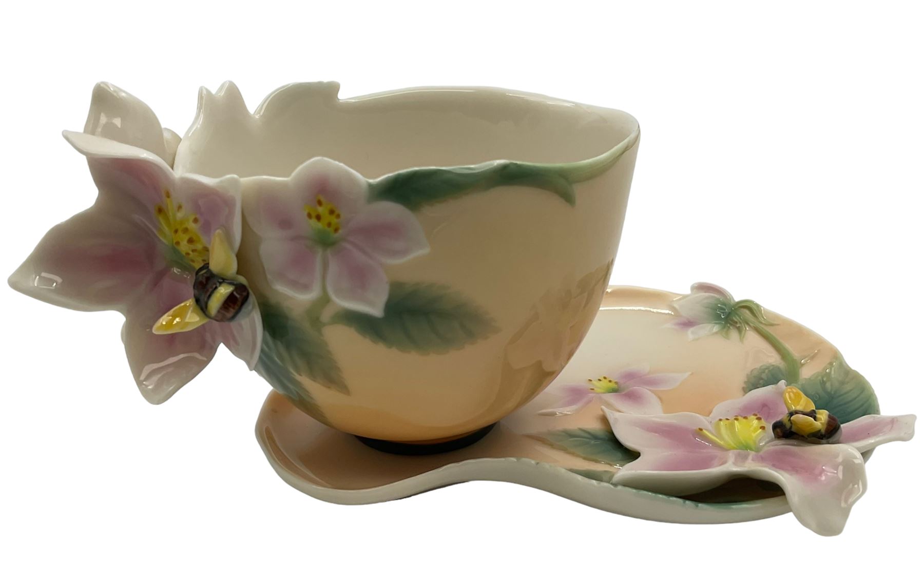 Two Franz teacups and saucers - Image 9 of 9